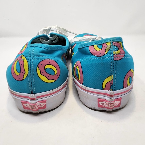Vans Odd Future Scuba Blue Donut Shoes Sneakers Mens 11.5 Low Top Lace Up Skater - Picture 7 of 9